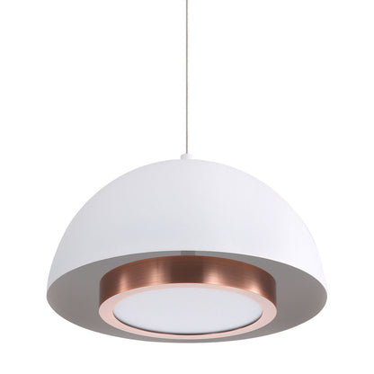 Solsken Integrated LED 7in Pendant in Sand White