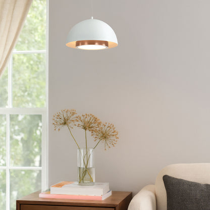 Solsken Integrated LED 7in Pendant in Sand White