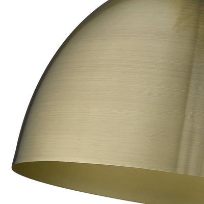 Rey 1-light Swing Arm Wall Lamp in Aged Brass