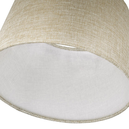 Ryleigh 1-light Swing Arm in Brushed Champagne Brass and Natural Sisal shade
