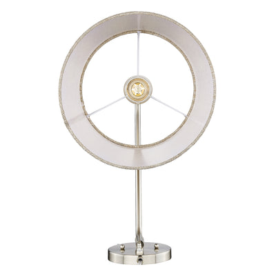 Ryleigh 1-light Swing Arm Wall Lamp in Pewter and Natural Sisal shade, view from below - Golden Lighting