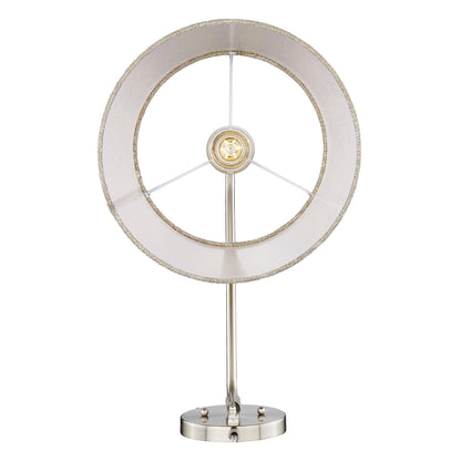 Ryleigh 1-light Swing Arm Wall Lamp in Pewter and Natural Sisal shade