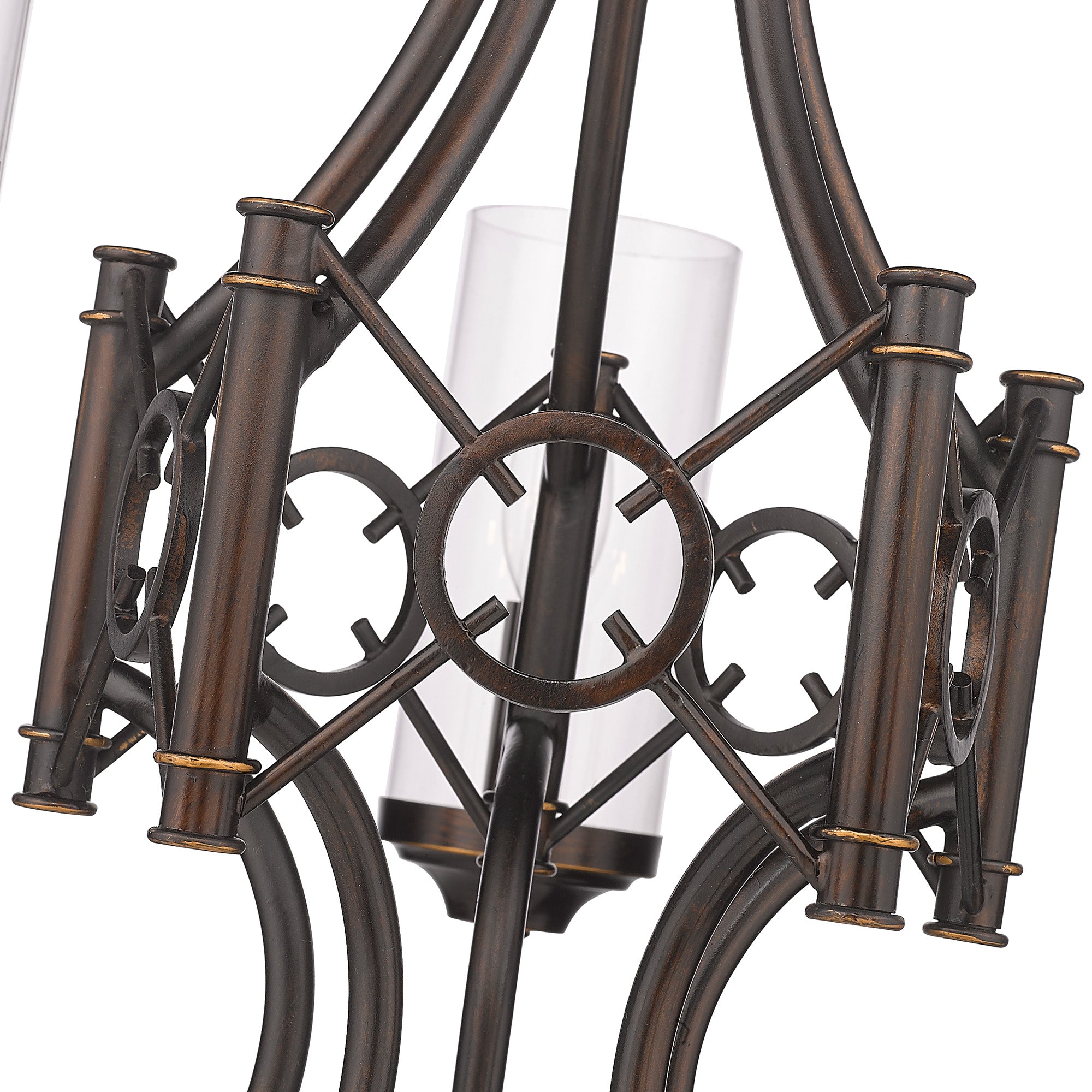 Quincy 5-light Chandelier in Cordoban Bronze