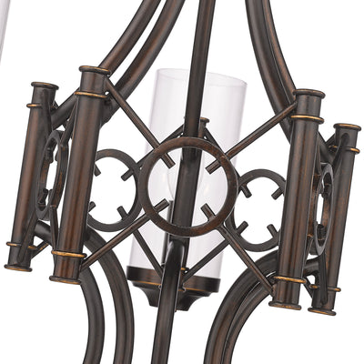 Quincy 5-light Chandelier in Cordoban Bronze