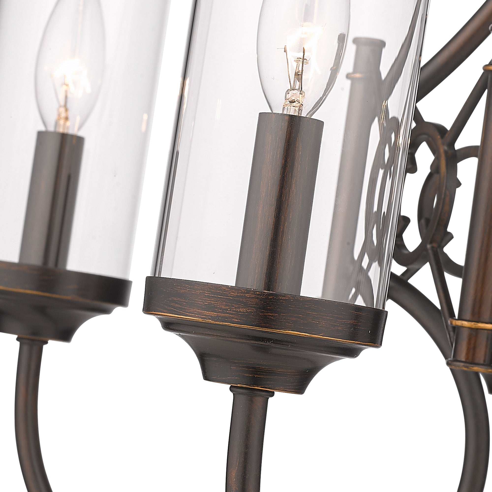 Quincy 5-light Chandelier in Cordoban Bronze