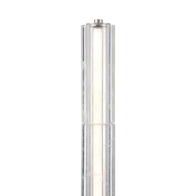 Golden Lighting Crystallo Integrated LED Table Lamp in Polished Nickel - - Golden Lighting