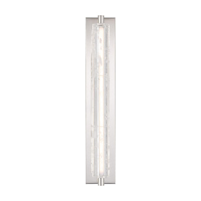 Golden Lighting Crystallo Integrated LED Wall Sconce in Polished Nickel - - Golden Lighting