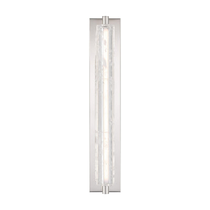 Golden Lighting Crystallo Integrated LED Wall Sconce in Polished Nickel - - Golden Lighting
