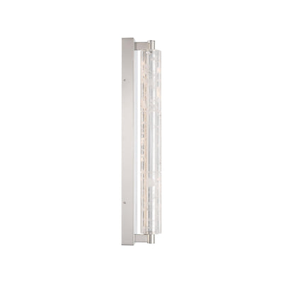 Golden Lighting Crystallo Integrated LED Wall Sconce in Polished Nickel - - Golden Lighting