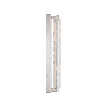 Golden Lighting Crystallo Integrated LED Wall Sconce in Polished Nickel - - Golden Lighting