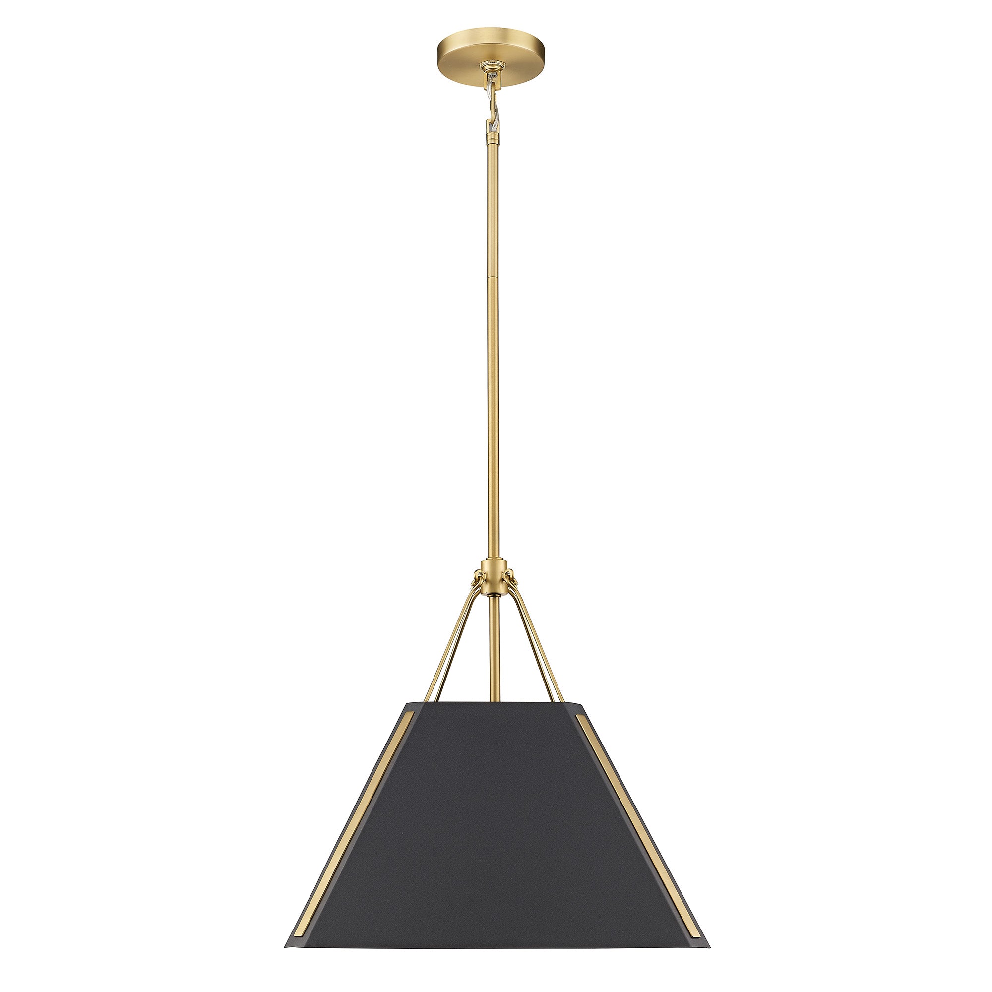 Ranik 1-light Pendant in Brushed Champagne Brass