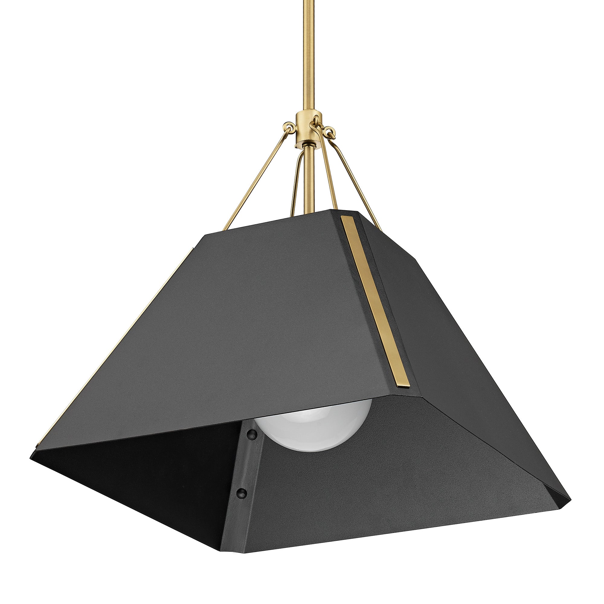 Ranik 1-light Pendant in Brushed Champagne Brass
