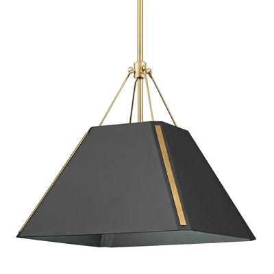Ranik 1-light Pendant in Brushed Champagne Brass