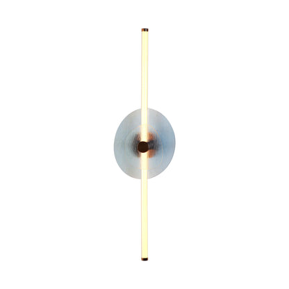 Yep by Golden Lighting Colorella LED Wall Sconce in Rose Gold with Blue and Clear Glass - - Golden Lighting