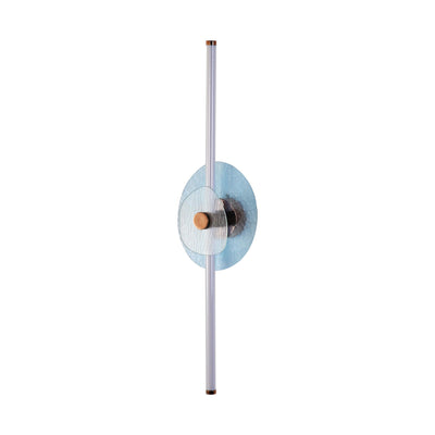 Yep by Golden Lighting Colorella LED Wall Sconce in Rose Gold with Blue and Clear Glass - - Golden Lighting
