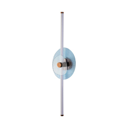 Yep by Golden Lighting Colorella LED Wall Sconce in Rose Gold with Blue and Clear Glass - - Golden Lighting
