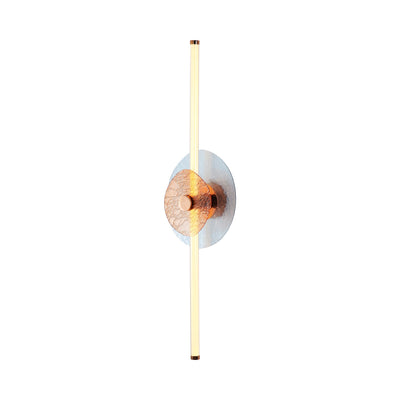 Yep by Golden Lighting Colorella LED Wall Sconce in Rose Gold with Blue and Orange Glass - - Golden Lighting