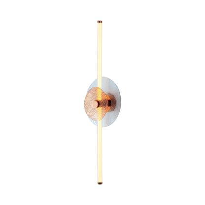 Yep by Golden Lighting Colorella LED Wall Sconce in Rose Gold with Blue and Orange Glass - - Golden Lighting