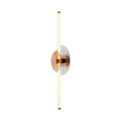 Yep by Golden Lighting Colorella LED Wall Sconce in Rose Gold with Blue and Orange Glass - - Golden Lighting