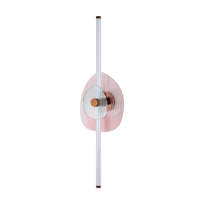 Yep by Golden Lighting Colorella LED Wall Sconce in Rose Gold with Pink and Blue Glass - - Golden Lighting