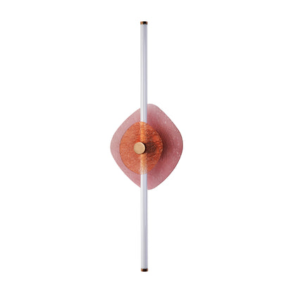 Yep by Golden Lighting Colorella LED Wall Sconce in Rose Gold with Purple and Orange Glass - - Golden Lighting