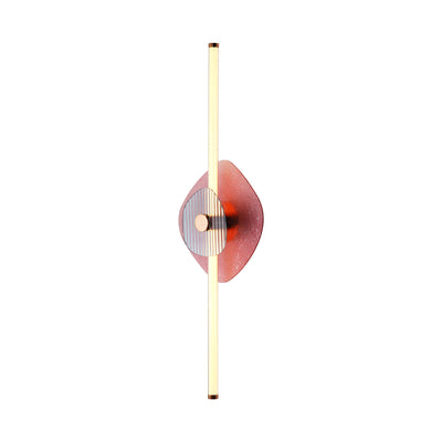 Yep by Golden Lighting Colorella LED Wall Sconce in Rose Gold with Purple and Blue Glass - - Golden Lighting