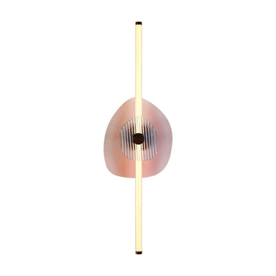 Yep by Golden Lighting Colorella LED Wall Sconce in Rose Gold with Pink and Blue Glass - - Golden Lighting