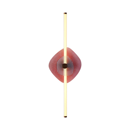 Yep by Golden Lighting Colorella LED Wall Sconce in Rose Gold with Purple and Blue Glass - - Golden Lighting