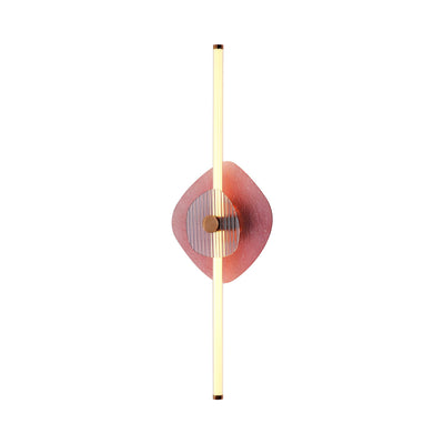 Yep by Golden Lighting Colorella LED Wall Sconce in Rose Gold with Purple and Blue Glass - Default Title - Golden Lighting