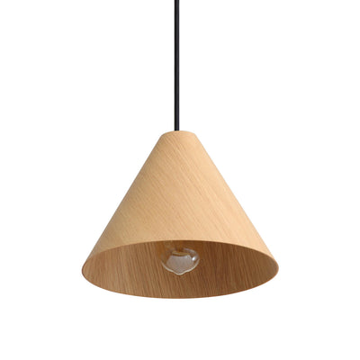 Golden Lighting Conique 1-light 10in Pendant in Light Walnut - - Golden Lighting