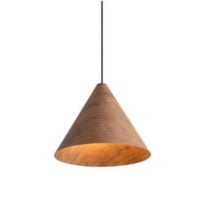Golden Lighting Conique 2-light Pendant in Dark Walnut - - Golden Lighting