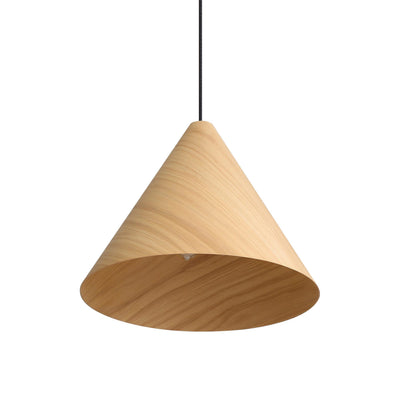 Golden Lighting Conique 2-light Pendant in Light Walnut - - Golden Lighting