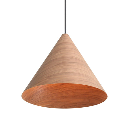 Golden Lighting Conique 3-light Pendant in Dark Walnut - - Golden Lighting