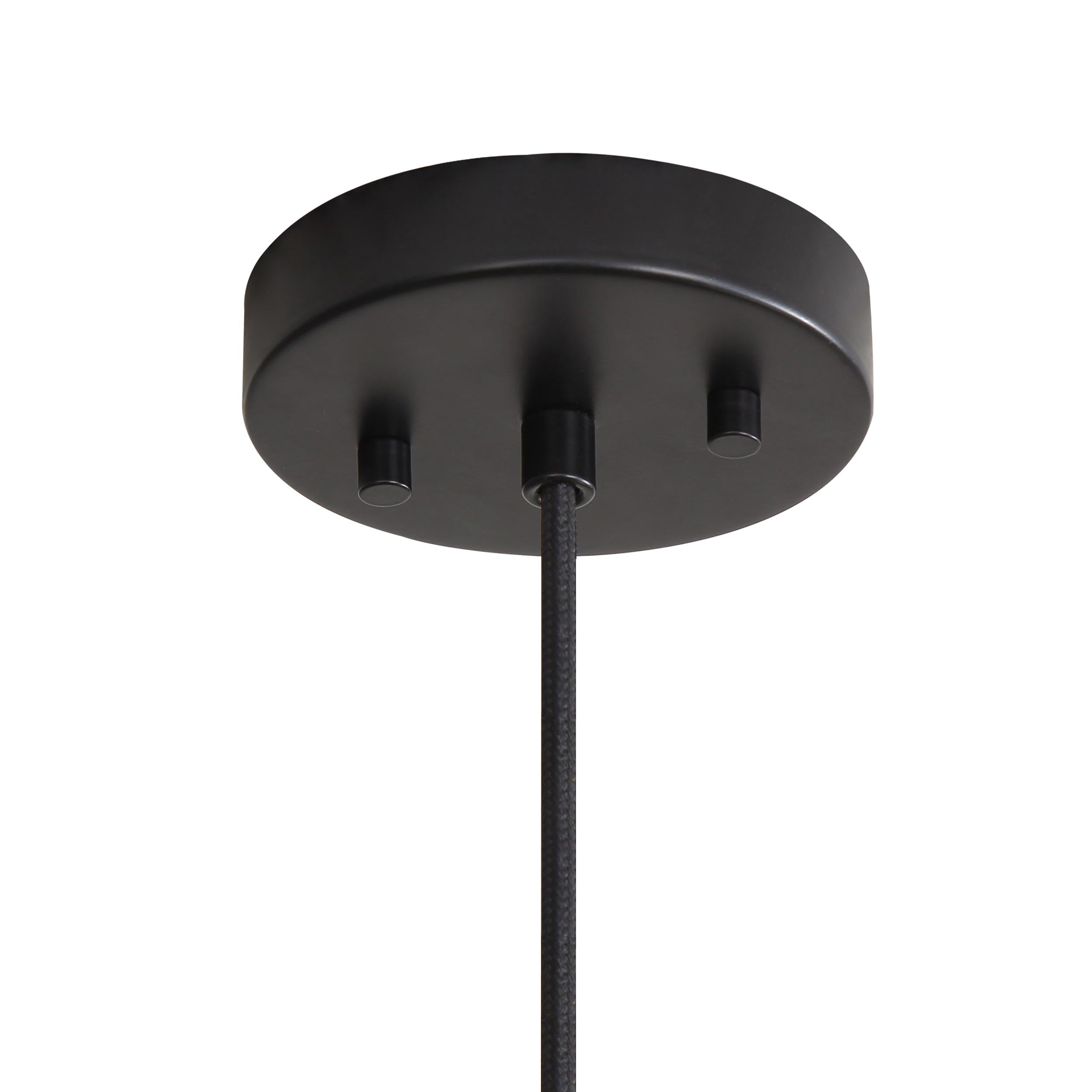 Golden Lighting Conique 3-light Pendant in Dark Walnut - - Golden Lighting