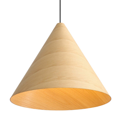 Golden Lighting Conique 3-light Pendant in Light Walnut - - Golden Lighting