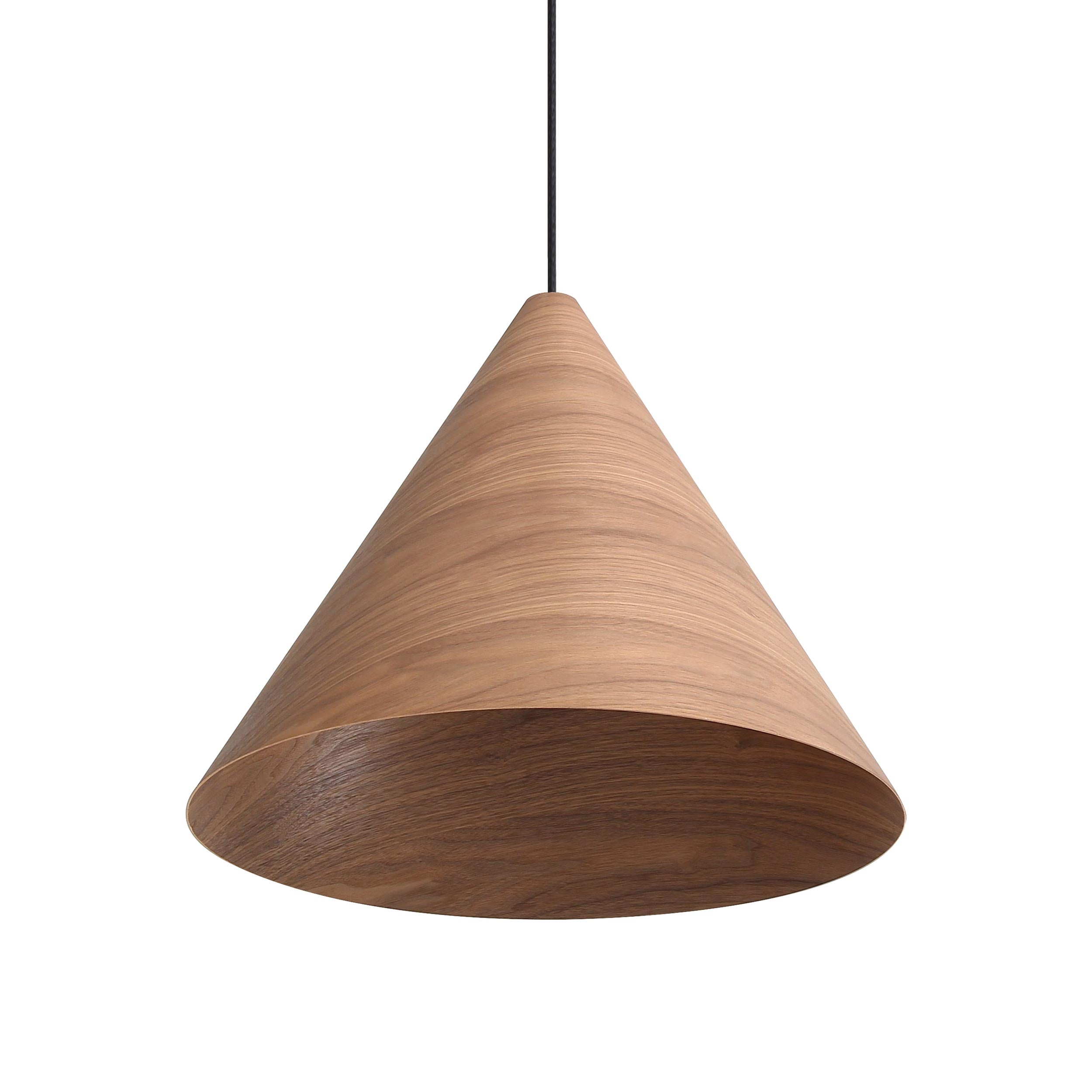 Golden Lighting Conique 3-light Pendant in Dark Walnut - - Golden Lighting