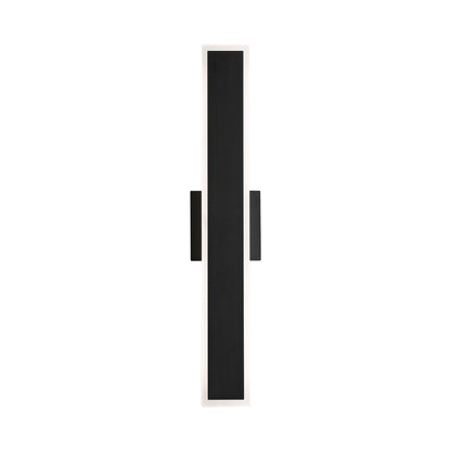 Obsidian LED 24" Wall Sconce - Outdoor in Sand Black - - Golden Lighting