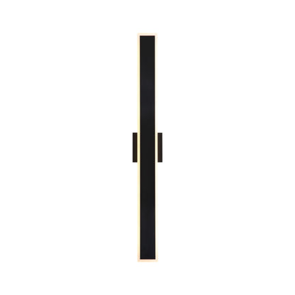 Obsidian LED 36" Wall Sconce - Outdoor in Sand Black - - Golden Lighting