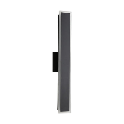 Golden Lighting Obsidian Integrated LED 24in Outdoor Wall in Sand Black - - Golden Lighting