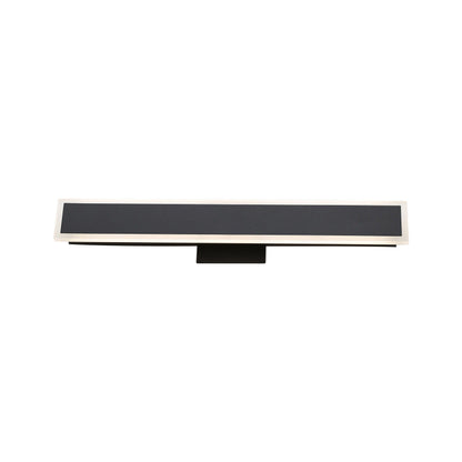 Golden Lighting Obsidian Integrated LED 24in Outdoor Wall in Sand Black - - Golden Lighting