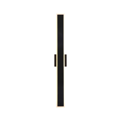 Golden Lighting Obsidian Integrated LED 35in Outdoor Wall in Sand Black - - Golden Lighting