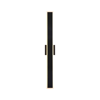 Golden Lighting Obsidian Integrated LED 35in Outdoor Wall in Sand Black - - Golden Lighting