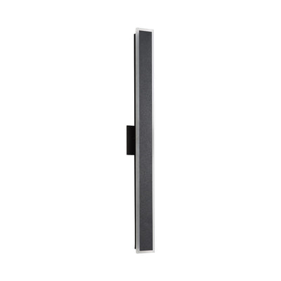 Golden Lighting Obsidian Integrated LED 35in Outdoor Wall in Sand Black - - Golden Lighting
