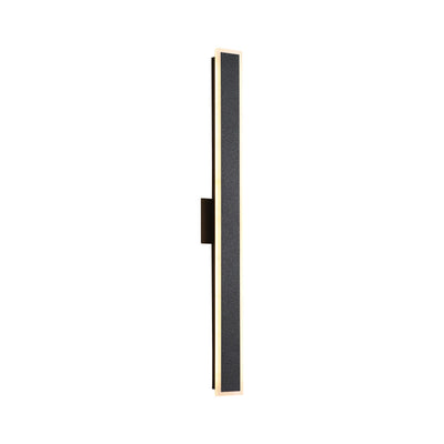 Golden Lighting Obsidian Integrated LED 35in Outdoor Wall in Sand Black - - Golden Lighting