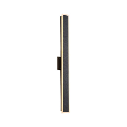 Golden Lighting Obsidian Integrated LED 35in Outdoor Wall in Sand Black - - Golden Lighting