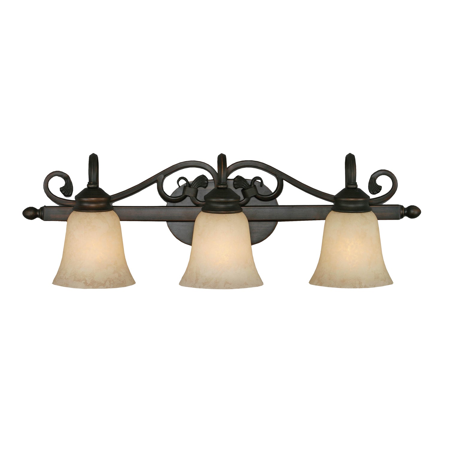 Belle Meade 3-light Vanity in Rubbed Bronze
