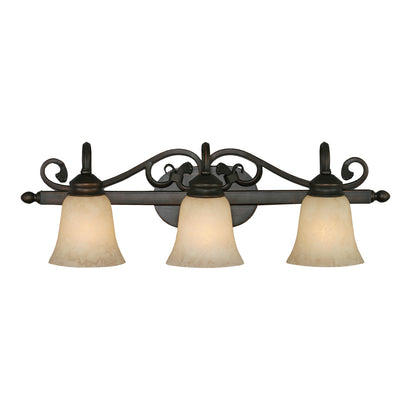 Belle Meade 3-light Vanity in Rubbed Bronze
