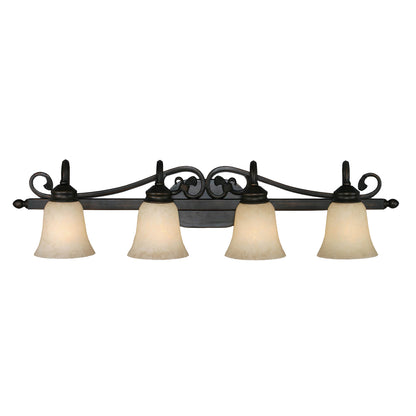 Belle Meade 4-light Vanity in Rubbed Bronze