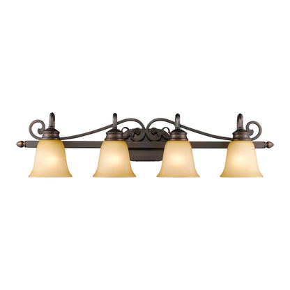 Belle Meade 4-light Vanity in Rubbed Bronze