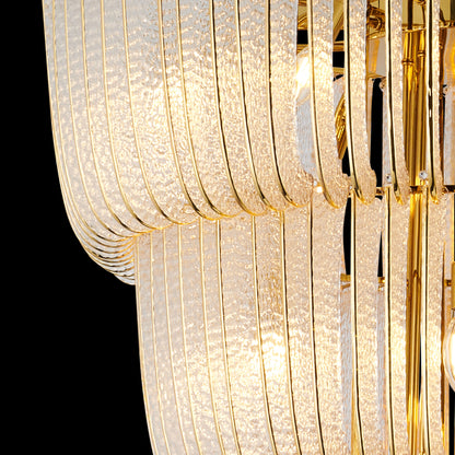 Ziva by Golden Lighting Shahi 29-light Chandelier in Titanium Gold - - Golden Lighting